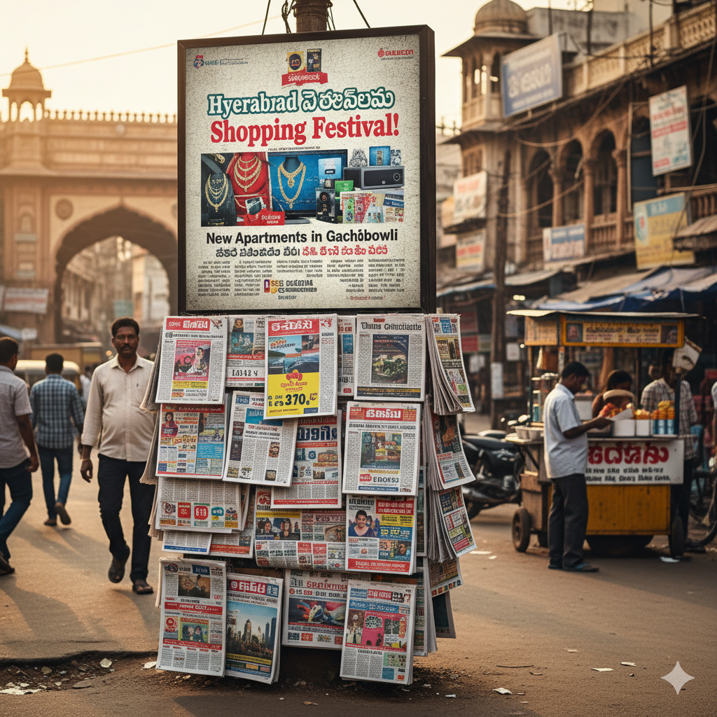 Newspaper Advertising in Hyderabad