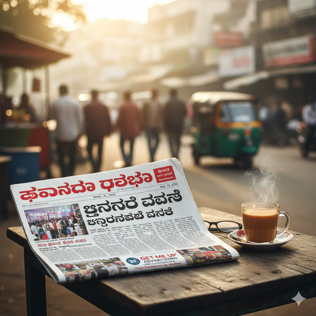 Book Ad in Kannada Prabha