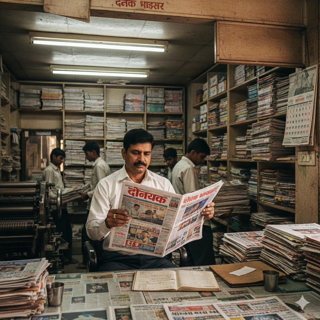 Book Ad in Dainik Bhaskar 
Book Ad in Dainik Bhaskar Newspaper